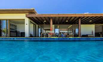 Imagem: Casa de luxo frente a praia e fundo lagoa