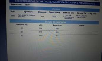 Imagem 7: R$400.000,00.Excelente Lote 360m2 semi plano e murado Bairro São João Batista Rua Augusto