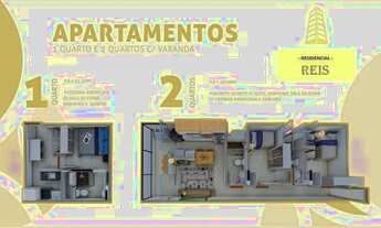 Imagem 2: Apartamento 1 quarto 30% entrada com elevador