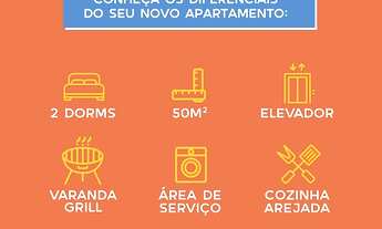 Imagem 6: SUPER LANÇAMENTO JACAREÍ Apartamento para venda tem 50 metros quadrados com 2 quartos