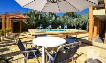 Imagem 4: Casa com piscina e ar + 5 suítes, 550 m² - venda por R$ 2.950.000 ou aluguel por R$ 2.800