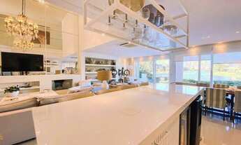 Imagem 7: Casa beira lago mobiliada c/5 suítes e piscina à venda, 380 m² - Condomínio Enseada Lagos