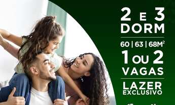 Imagem 2: Apartamento à venda possui 60 m² com 2 quartos sendo 1 suíte. Lazer completo