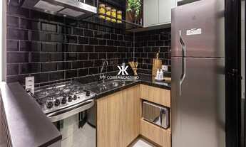 Imagem 2: Apartamento com área total de 76 m², 3 quartos, suíte, varanda, linda vista panorâmica, 1