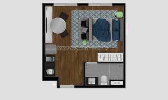 Imagem 3: Apartamento para Venda em São Paulo, Vila Dom Pedro I, 1 dormitório, 1 banheiro