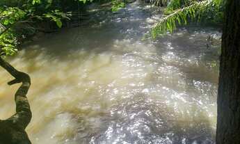 Imagem 3: Chácara próxima a Goiânia 9 km de Guapo com riacho no fundo energia