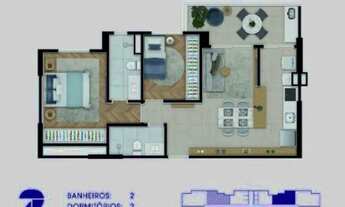 Imagem 3: Lançamento Aquarios - Quadria 92m² com 3 quartos