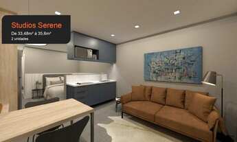 Imagem 4: Gloria Del´Art teremos apartamentos Studios de 33m² a 105m² com 1 e 2 quartos com opções g
