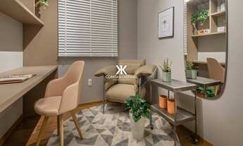 Imagem 4: Apartamento com área total de 76 m², 3 quartos, suíte, varanda, linda vista panorâmica, 1