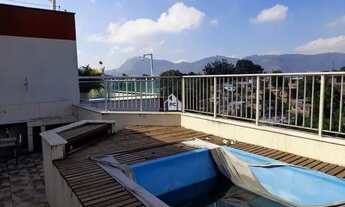 Imagem 2: Cobertura com 3 quartos, sendo 1 suíte, cozinha, área de serviço & dependência complet