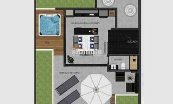 Imagem 6: Sobrado Tríplex alto padrão