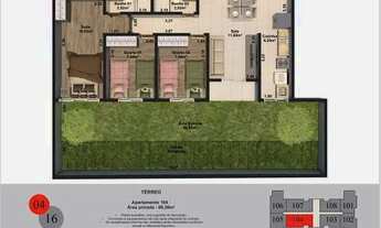 Imagem 6: Apartamento para venda possui 65 metros quadrados com 2 quartos em Patronato - São Gonçalo