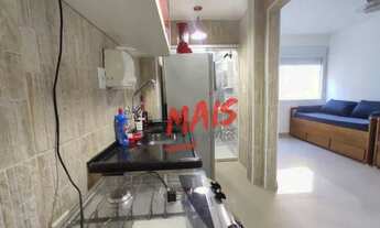 Imagem 4: Kitnet mobiliado, 1 quarto para 2 ambientes para alugar, 30 m² - Aparecida - Santos/SP