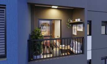 Imagem 2: Apt. Vistas do Botânico Cedros / Araraquara - 8º Andar (Obs: sacada vista para o centro