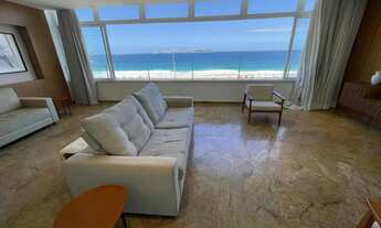 Imagem 2: Apartamento Frontal Mar na Vieira Souto - Ipanema 180m2 com 3 quartos, 1 sendo suíte com