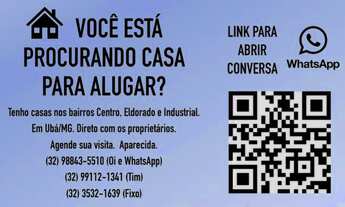 Imagem 2: Casas nos bairros Eldorado, Industrial e Centro em Ubá MG