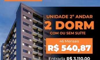 Imagem 3: Apartamento Carpe Diem Residence - 2 Dormitórios com ou sem suite - 54,98m² a 57,60m²