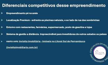 Imagem 2: PORTO DE GALINHAS - FLAT com 35 m² sendo 1 quarto de frente para as piscinas naturais