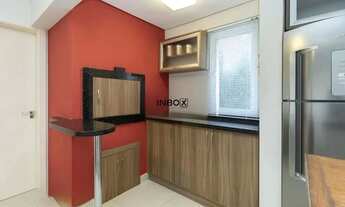 Imagem 7: Amplo apartamento mobiliado com 2 Dormitórios , suíte, living com churrasqueira e lareira