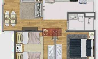 Imagem: Apartamento com 2 quartos, 48m2, à venda