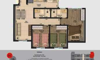 Imagem 4: Apartamento para venda possui 65 metros quadrados com 2 quartos em Patronato - São Gonçalo