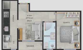 Imagem: Apartamento novo na região da Casa Verde