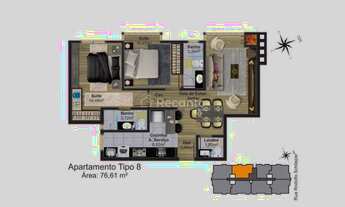 Imagem 6: APARTAMENTO COM 2 DORMITÓRIOS À VENDA, 78 M² POR R$ 750.000,00 - CENTRO - CANELA/RS