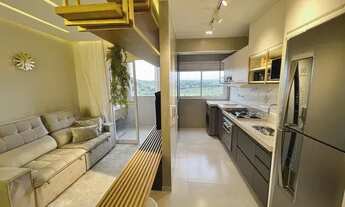 Imagem 2: Apartamento Flamboyant na Planta - Varanda com Churrasqueira