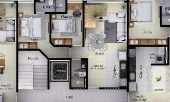 Imagem 5: Apartamento Térreo nos Bancários com área privativa e 02 quartos, sendo 01 suíte