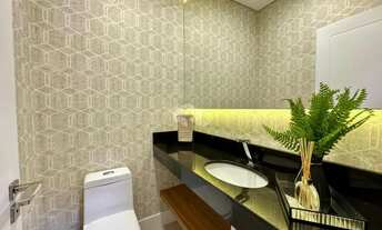 Imagem 7: Casa com 4 suítes, térrea mobiliada e decorado com piscina, no condomínio fechado Dubaí em