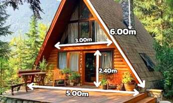 Imagem: Condominio de Chalé alpino na planta com