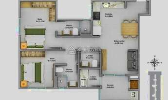 Imagem 6: RESIDENCIAL MANHATTAN - Apartamento NOVO - 02 dormitórios sendo 01 suíte