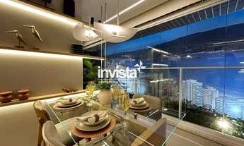 Imagem 3: Apartamento 2 suítes no Embaré, Santos 96 m² com varanda gourmet e vista mar