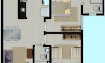 Imagem 6: APT 199, Condomínio Gran Village Caucaia II, documentação grátis