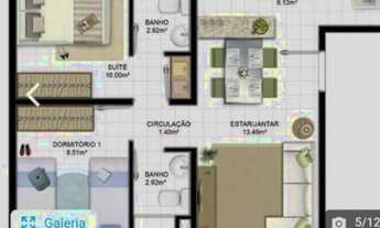 Imagem 6: Cód. 613 Jardim das Margaridas 2/4 com suíte 4º andar Nascente no Cond. Ideal