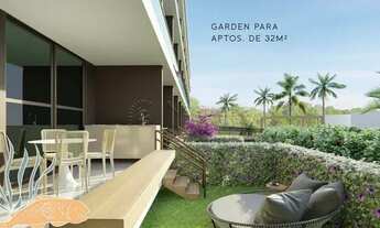 Imagem 3: Flat tipo GARDEN - Térreo, localizado em muro alto