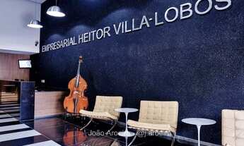 Imagem: Sala comercial montada com 60,71m² - Prédio