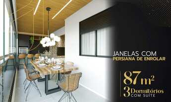 Imagem 6: Apartamento para venda com 88 metros quadrados com 3 quartos em Vila Ema - São José dos Ca