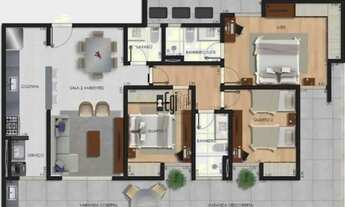 Imagem 2: Imóvel para venda tem 174 metros quadrados com 3 quartos em Estrela Sul - Juiz de Fora - M