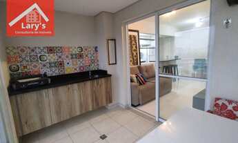 Imagem 5: Apartamento com 1 dormitório para alugar, 54 m² por R$ 3.000,00/mês - Vila Alexandria - Sã