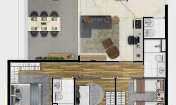 Imagem 6: Apartamento para venda possui 53 metros quadrados com 2 quartos em Barra Funda - São Paulo