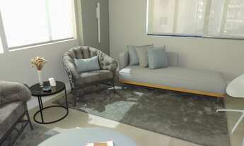 Imagem 4: Consultório mobiliado, com ar condicionado na Vila Nova Conceição com 37 m2 com 1 vaga de