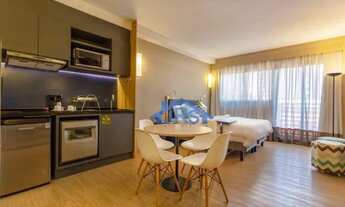 Imagem 2: Apartamento com 1 dormitório para alugar, 28 m² por R$ 3.275/mês - Alphaville Industrial