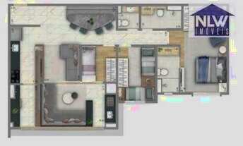 Imagem: Apartamento à venda, 100 m² por R$ 1.241.795,00