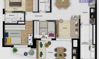 Imagem: Apartamento à venda, 93 m² por R$ 1.106.000,00