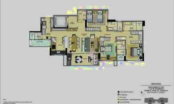 Imagem 4: Apartamento com 3 dormitórios à venda, 135 m² por R$ 1.295.000,00 - Jardim Karaíba - Uberl