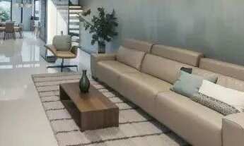 Imagem 2: Casa em condomínio , nova , com fachada contemporânea , 3 suites , 2 vagas de ga