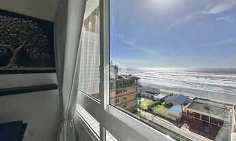 Imagem 4: Apartamento com 2 suítes + lavabo, mobiliado e decorado com vista para o Mar e com box/vag