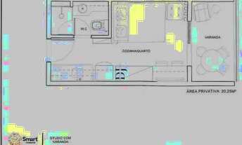 Imagem 4: Cód. 025 Pituaçu Studio com Varanda Andar Alto com Vista Para Av. Octavio Mangabeira