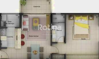 Imagem 3: Apartamento à venda, 2 quartos, 2 suítes, 2 vagas, Nossa Senhora Aparecida - Uberlândia/MG